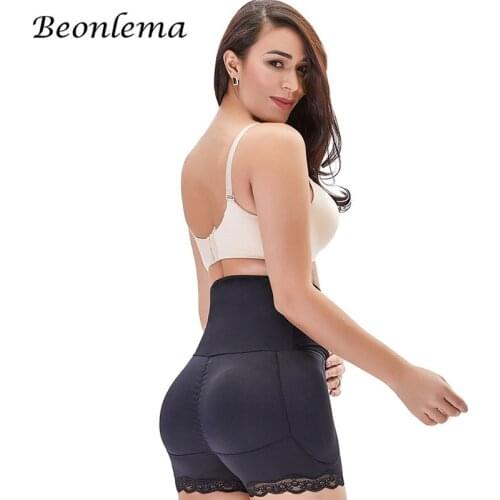 Padded Panties With Modeling Strap Slimming Belly Women Control Panties Sexy Body Shaper Lace Plus Size Hip Lifting Shapewear