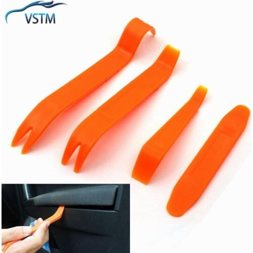 Newest Car Radio 4 pcs Luxury Plastic Repairing Tool Door Clip Panel Trim Dash Audio Stereo Removal Installation Pry For Car