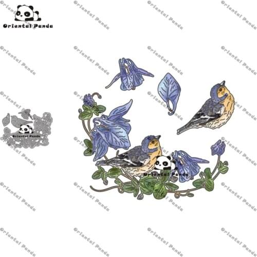 New Dies 2020 Happy bird Metal Cutting Dies diy Dies photo album cutting dies Scrapbooking Stencil Die Cuts Card Making die