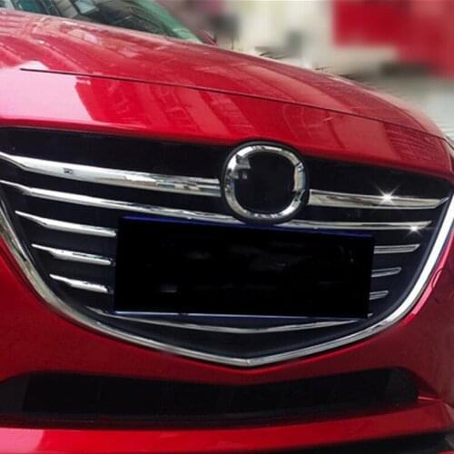 Front grille trims for Mazda 3 Axela 2014 2015,Type A ,11pcs/set ,auto accessories