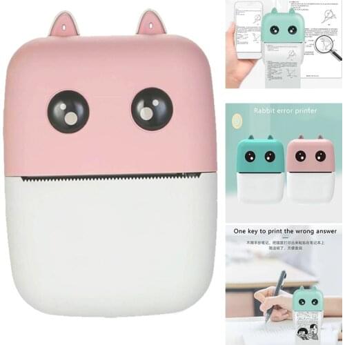 Thermal Printer Mini Portable labelPrint Paper Photo Pocket Thermal Printer 58mm Printing Wireless Bluetooth Android IOS Printer