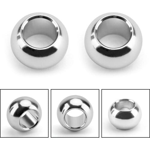 Artudatech 2PCS/10PCS Aluminum Alloy Slider Fit 6mm Headphone Upgrade Line Splitter Silver Jack Plug Parts