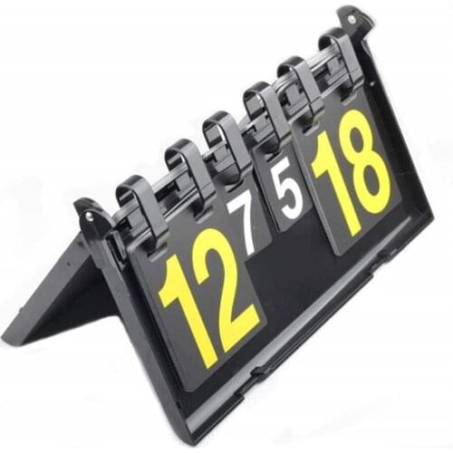 Scoreboard Portable Desktop Flip Multi-function Sports Scoring Page Four-digit Flip Scoring Device