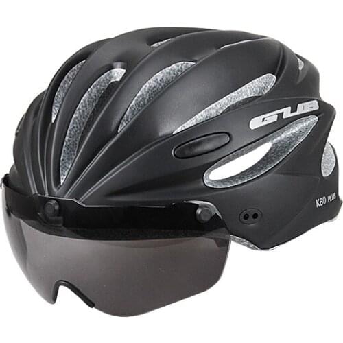 GUB K80 PLUS Bicycle Helmet with Goggles One-piece Riding Goggles Magnetic Helmet-Headed Helmet