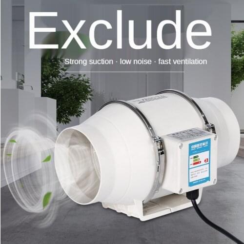 Pipe fan circular diagonal fan axial fan multi-model ventilation fan bathroom kitchen powerful exhaust fan