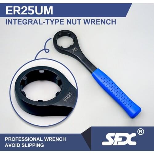 Collect Wrench Chuck SFX ER Nut Spanner ER25UM Round Holder For CNC Lathe Tools Accessories