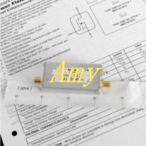 10kHz to 2.5GHz (3.0GHz) UWB high gain general RF microwave amplifier