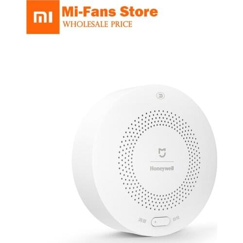100% Xiaomi Mijia Honeywell Smart Gas Alarm Monitoring Kitchen for Dangerous Gasses CH4 Once Leak Smart Alarm Via Mi APP