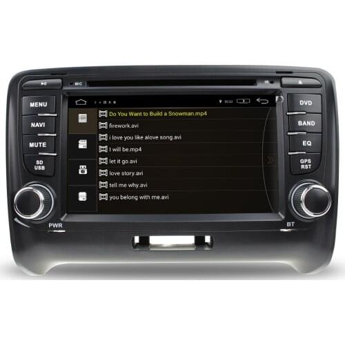 7" MTK Android 8.1 Car DVD Player For AUDI TT Mk2 2006-2014 Auto Multimedia Radio Navigation Player