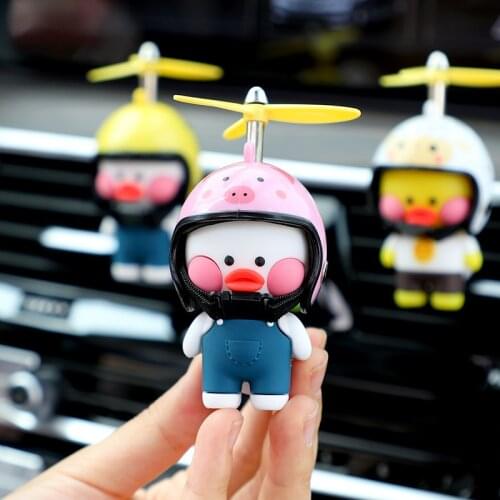 Antistress Toys Cute Duck Dolls Car Motorcycle Accessories Ornaments Funny Toy Bicycle Shocker Tricks Popular Fashion Gadget
