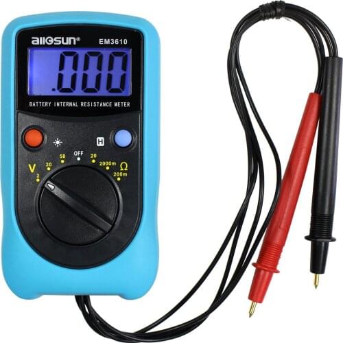 ALL SUN EM3610 Automotive Battery Tester Internal Resistance Meter Battery Voltage Temperature Coefficient Tester