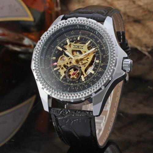 Jaragar Men Automatic Mechanical Watch Skeleton Military Relogio Male Montre men watches Relojes hombr Top Brand Luxury Montre