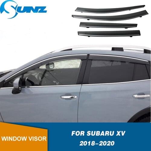 Side Window Deflector For Subaru XV Crosstrek 2018 2019 2020 Window Visor Vent Shades Sun Rain Deflector Guard Car Stylings SUNZ