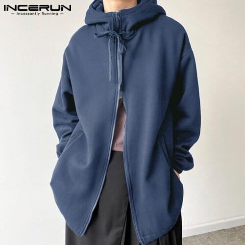 INCERUN Men's Zip Hoodies