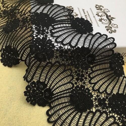 Exquisite Hollow Embroidery Widening Lace Barcode DIY Clothing Accessories Cuffs Body Skirt Hem Trim Underwear Bra Decoration