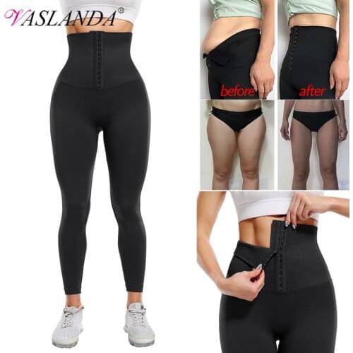 Slimming Leggings Waist Trainer Panties Tummy Control Workout Leggings Compression Tights Butt Lifting Skinny Pants Shapewear