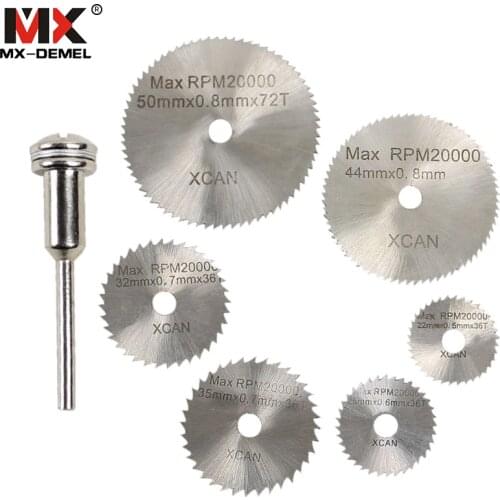 MX-DEMEL 6 Pieces HSS Saw Blades For Dremel Ratory Tools Mini Drill Dremel Accessories Herramientas Circular Saw Blades