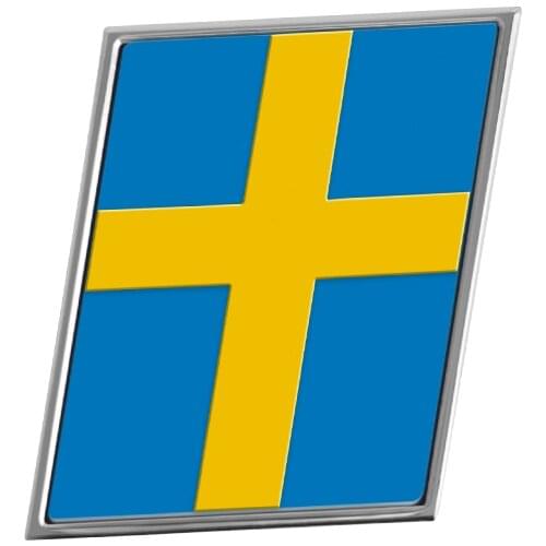 For VOLVO Polestar XC40 XC60 XC70 XC80 XC90 V40 V50 V60 V70 V90 S80 S90 R AWD Swedish Flag Moose Test Ocean Race Trunk Sticker