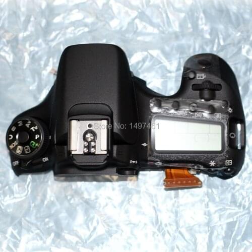 New Top cover assembly with Shoulder screen and Push button switch Repair parts for Canon EOS 70D;DS126411 SLR