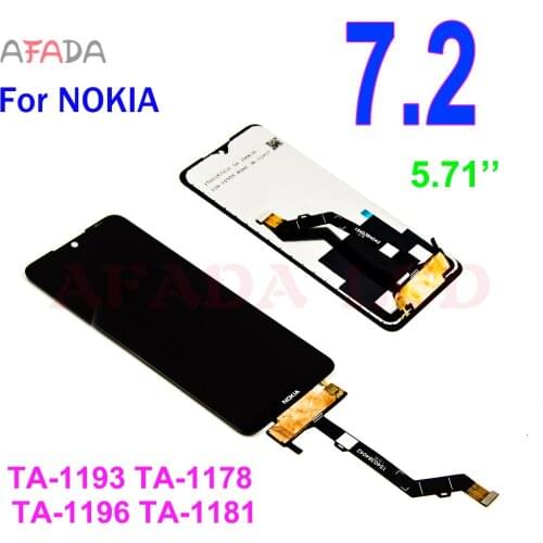 Original 6.3 " LCD For Nokia 7.2 LCD Display Touch Screen Assembly Replacement for Nokia 7.2 TA-1193 TA-1178 TA-1196 TA-1181 LCD