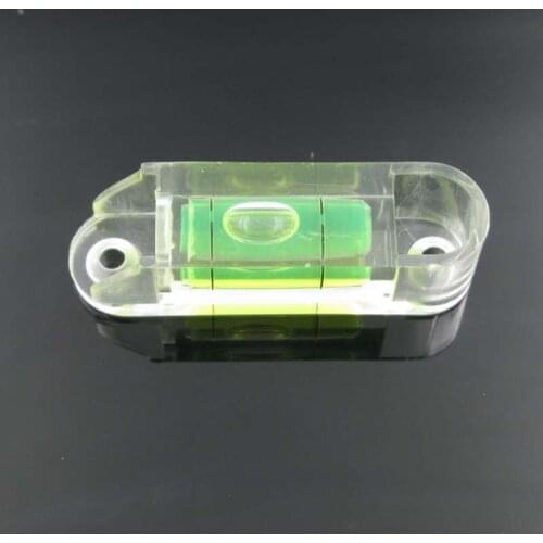 HACCURY Plastic Water level Indicator Mini bubble level spirit level vial with Mounting hole