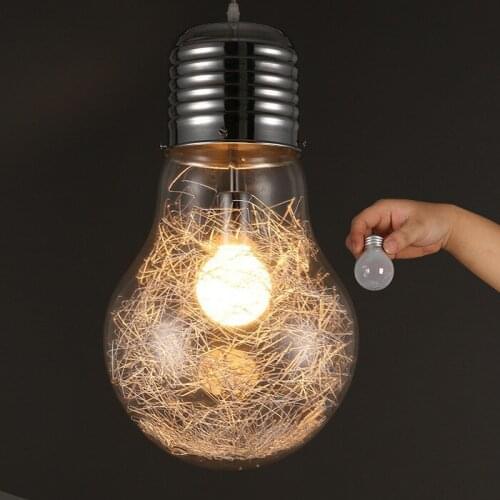 Luminaire hanglamp wood bedroom LED pendant lights deco chambre hanging lamp