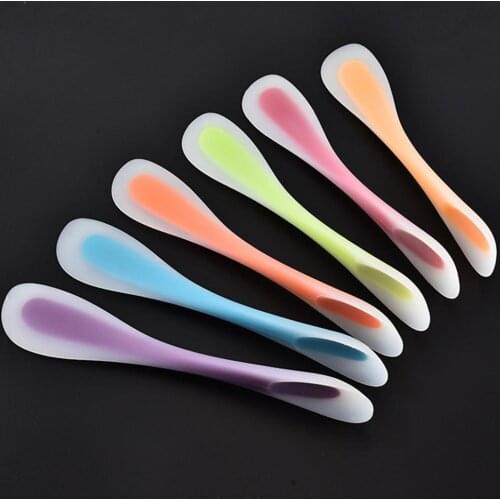 Double Head Silicone Cake Spatula Spoon Ice Cream Butter Scraper Baking Tool