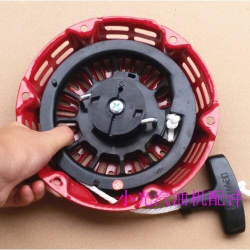 Recoil starter new type curved steel rod for Honda GX160 GX200 engine motor pull start rewind parts replacement
