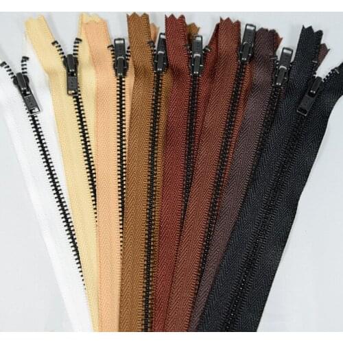 3 # Da Senior Japanese Genuine YKK Closed Tail Gun Color Zipper 17cm Long Wealth Cloth Clip Suitable for Multi-color