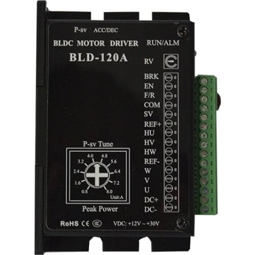 BLD-120 120W 12V-30V Three Phase Brushless DC Driver with hall signal 24V BLD-120A Brushless DC Controller for 42 57 bldc Motor