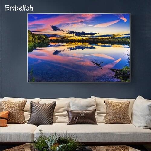 Embelish 1 Pieces Drop Shipping Beautiful Landscape Pictures For Living Room Modern Home Decor HD Canvas Paintings Artworks
