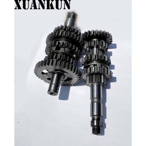 XUANKUN Motorcycle Accessories YBR125SP Main Gear Countershaft Gear