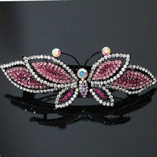 14 Types Bohemia Style Hairpins Rainbow Crystal Rhinestone Hairclips Bridal Hairdress Hair Clips Head Barrette Accessories B1254