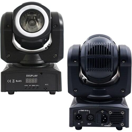 2Pcs/lot 60W RGBW 4in1 LED Moving head Beam light with 5050 RGB 3IN1 LED strip Professional DJ effects stage lighting projector