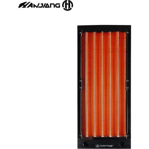 240MM 17mm Thick Copper Radiator For A4 Case,Small Case Watercooler Build Dual 120MM Heat Sink G1/4,Seller Recommend