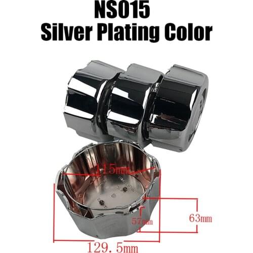 4Pcs Wheel Center Caps Hub cover Hubcaps Fit Many SUV For Nissan Suv Car Rim Dust Cover Gray Silvery