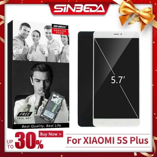 5.7" For XIAOMI MI 5S Plus LCD Display with Frame Touch Screen Digitizer For Xiaomi 5S Plus Display MI5S Plus LCD Screen MI5 S