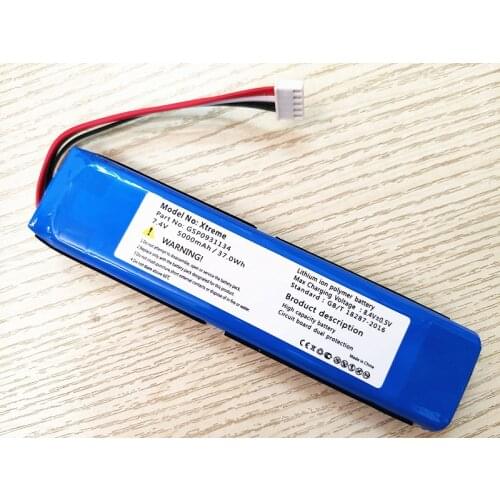 In stock New 5000mAh 37.0Wh battery for JBL XTREME Xtreme GSP0931134 High quality