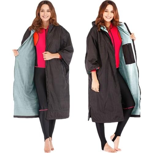 Microfiber Large Beach Towel Men Women Swimming Dry Robe Hooded Bath Towels Surf Poncho Quick Dry Bathrobe Wetsuit Changing Robe