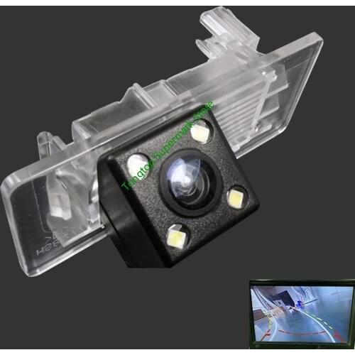 CCD LED 600Line Dynamic Trajectory Tracks Rear View Camera for VW Polo Jetta Tiguan Passat for Skoda Octavia Superb Fabia Rapid