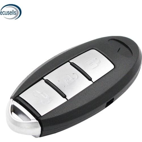 3 Buttons Car Key Blank Fob Key Case Remote Key Shell Cover for INFINITI With Uncut Blade