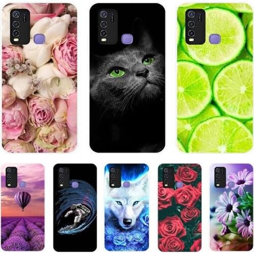 For Vivo Y30 Y50 Case Soft TPU Silicon Cover For Vivo Y 30 50 Coque VivoY30 VivoY50 Case Phone Back Protective Bumper Shell Bag