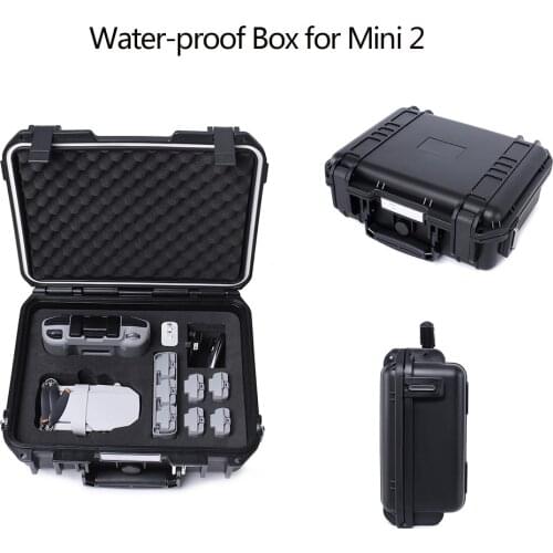 For DJI Mavic Mini 2 Drone Large Waterproof Box Explosionproof Damping Box Storage Hard Cover Hard Shell Portable Case Accessory