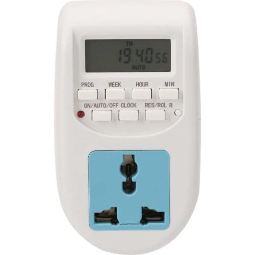 Digital Display EU Plug Timing Switch Programmable Precise Energy Saving Socket Timer 2200W 220V 50HZ New and High-quality