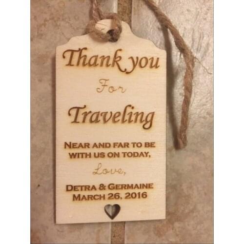 Custom Rustic wooden thank you tag, rustic wedding favor tags, personalized Gift tag,wood Hang Tags,Gift and keepsake