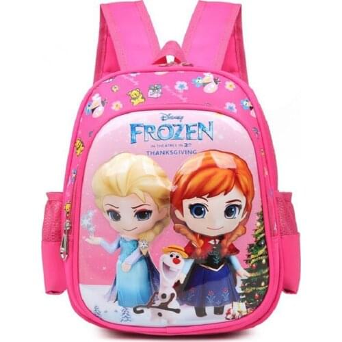 Disney Frozen School Bags For Girl Elsa Large Capacity Light Primary School Backpack For Teenage Girls Grade1-2 School backpack