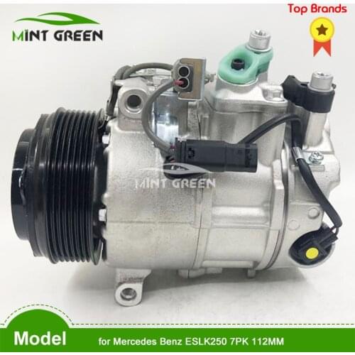 For car Air Conditioning Compressor for MERCEDES-BENZ ESLK250 7PK 112MM air compressor ac