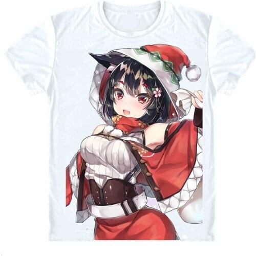 Bilan Hangxian T-Shirts Multi-style Short Sleeve Shirts Bilan Hangxian Enterprise Atago Unicorn Yamashiro Cosplay Shirt