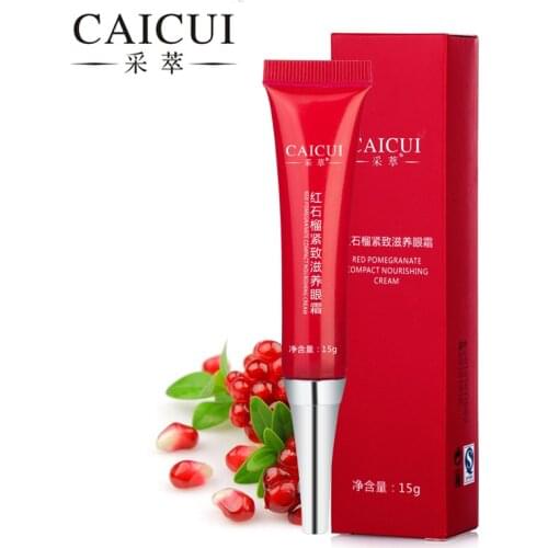 CaiCui Pomegranate Extract Eyes Cream Elastic Skin Care Eye Anti Puffiness Remove Dark Circles Anti Wrinkle Aging
