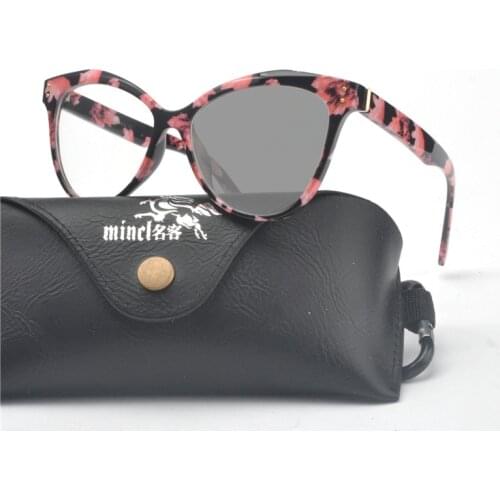 MINCL/ Summer Fashion Lady Reading Glasses Photochromic Reading Glasses UV Vintage Outdoor Cat Reading Glasses NX